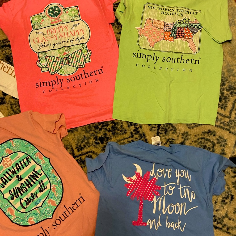 Simply Southern Shirts, Size Adult Small, worn once